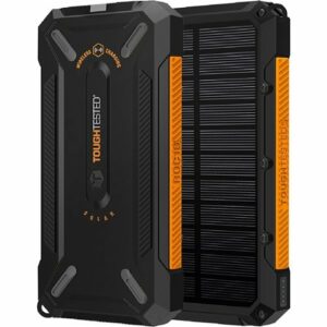 ToughTested - ROC16 16,000 mAh Portable Charger for Most USB-Enabled Devices - Black/Orange