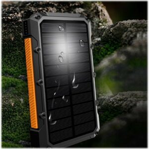 ToughTested - ROC16 16,000 mAh Portable Charger for Most USB-Enabled Devices - Black/Orange