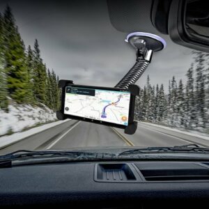 ToughTested - Mammoth Mobile Windshield Mount for Mobile Phones - Black