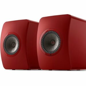 KEF - LS50 WIRELESS II Bookshelf Speakers Pair - Red