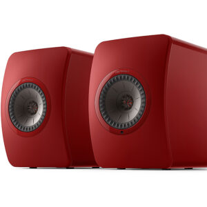 KEF - LS50 WIRELESS II Bookshelf Speakers Pair - Red