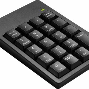 Best Buy essentials™ - BE-PKWDNP 60% Wired Membrane USB Numeric Keypad - Black