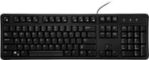 Best Buy essentials™ - Full-size Wired Membrane USB Keyboard - Black