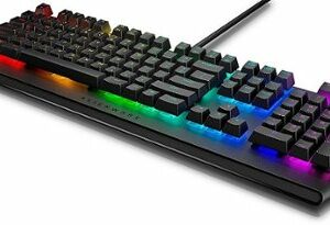 Alienware - AW410K Full-size Wired Gaming Mechanical CHERRY MX Brown Switches Keyboard with RGB Back Lighting - Dark Side of the Moon