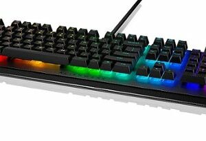 Alienware - AW410K Full-size Wired Gaming Mechanical CHERRY MX Brown Switches Keyboard with RGB Back Lighting - Dark Side of the Moon