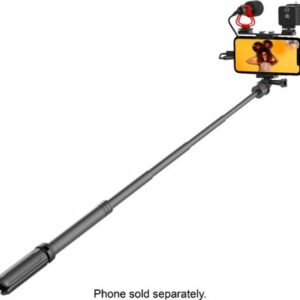 Sunpak - Vlogging Kit with Cardioid Microphone and LED Video Light for Smartphones