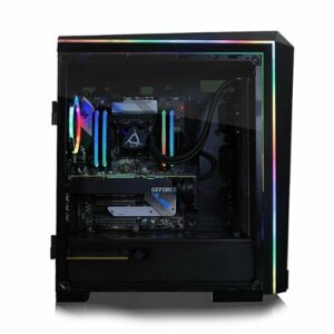 CLX - SET Gaming Desktop - Intel Core i9 10980XE - 64GB Memory - NVIDIA GeForce RTX 3090 - 6TB HDD + 1TB NVMe SSD - Black