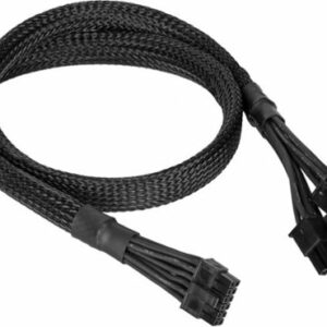 CORSAIR - 12-Pin GPU Power Cable, Sleeved - Black