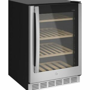 GE Profile - 155-Can Beverage Center - Stainless Steel