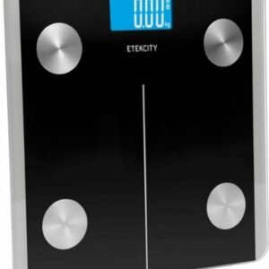 Etekcity - Smart Fitness Scale with Resistance Bands - Black