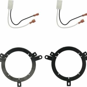 Metra - Speaker Mount Kit for Select Chrysler 2002-2020 Vehicles - Black