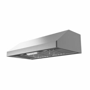 Zephyr - Tempest I 48 in. 650 CFM Under Cabinet Mount Range Hood with LED Light - Stainless Steel