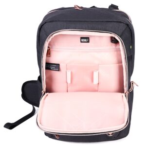 Swissdigital Design - Katy Rose Backpack - Black and Rose Gold