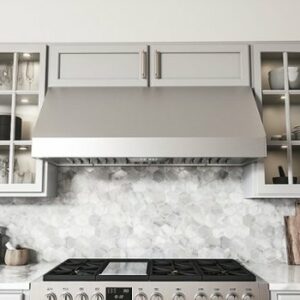 Zephyr - Tempest II 54 in. 650 CFM Wall Mount Range Hood with LED Light - Stainless Steel