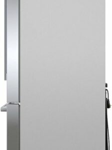 Bosch - 500 Series 21 Cu. Ft. French Door Counter-Depth Smart Refrigerator with External Water and Ice Maker - Stainless Steel