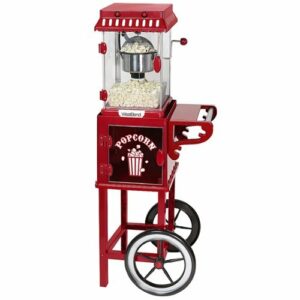 WestBend - 2.5-Ounce Popcorn Cart Popcorn Popper Machine - Red