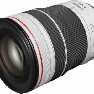 Canon - RF70-200mm F4 L IS USM Telephoto Zoom Lens for EOS R-Series Cameras - White