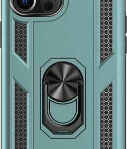 SaharaCase - Military Kickstand Series Carrying Case for Apple iPhone 12 Pro Max - Green