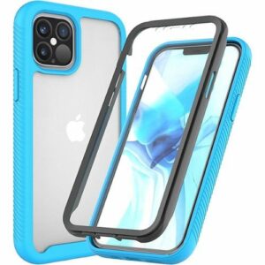 SaharaCase - Grip Series Carrying Case for Apple iPhone 12 and 12 Pro - Aqua