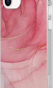 SaharaCase - Marble Carrying Case for Apple iPhone 12 mini - Red Marble