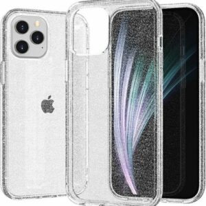 SaharaCase - Sparkle Series Hard Shell Case for Apple iPhone 12 Pro Max - Clear