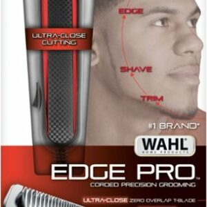 Wahl - Edge Pro Corded Trimmer/Shaver - black