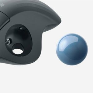 Logitech - ERGO M575 Wireless Trackball Mouse with Ergonomic Design - Black