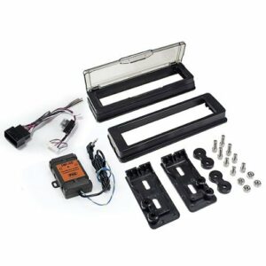 Stinger - Complete Plug-and-Play 350W Audio System for Select 1998-2013 Harley-Davidson Touring Motorcycles - Black/Silver