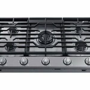 Dacor - Transitional 36" Built-In Gas Cooktop with 6 burners and SimmerSear, Liquid Propane Convertible - Silver Stainless Steel