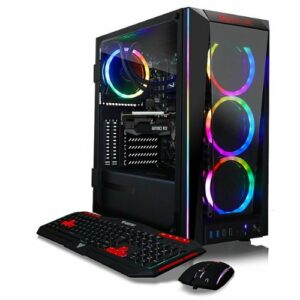 CLX - SET Gaming Desktop - AMD Ryzen 9 5900X - 16GB Memory - NVIDIA GeForce RTX 3080 - 240GB SSD + 2TB HDD - Black