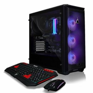 CLX - SET Gaming Desktop - AMD Ryzen 9 5900X - 32GB Memory - NVIDIA GeForce RTX 3080 - 480GB SSD + 3TB HDD - Black