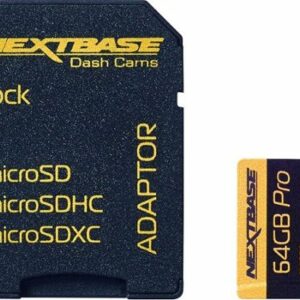 Nextbase - 64GB U3 MicroSD Memory Card for Dash Cams