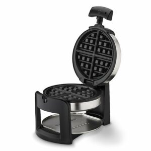 Cuisinart - Round Flip Belgian Waffle Maker - Silver