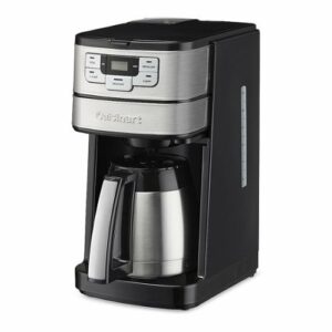 Cuisinart - Automatic Grind & Brew 10-Cup Thermal Coffeemaker - Black/Stainless Steel