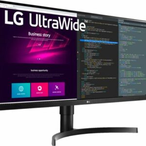 LG - Geek Squad Certified Refurbished 34" IPS LED UltraWide WQHD FreeSync Monitor with HDR - Black