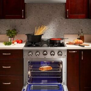 Thor Kitchen - 4.2 cu. ft.Slide-In Professional Gas Range in Liquid Propane - Stainless Steel