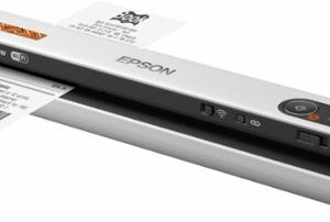 Epson - RapidReceipt RR-70W Wireless Mobile Receipt and Color Document Scanner - White