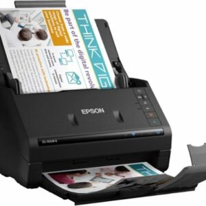 Epson - WorkForce ES-500W II Wireless Duplex Desktop Document Scanner - Black