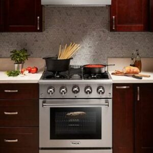 Thor Kitchen - 4.2 cu. ft. Slide-In Professional Gas Range - Stainless Steel