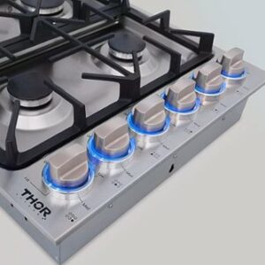 Thor Kitchen - 36" Drop-In Gas Cooktop - Stainless Steel