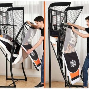 Hall of Games - 2 Player Arcade Basketball Game, Black/Grey