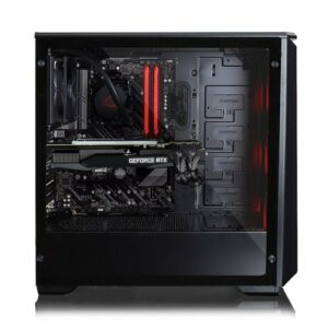 CLX - SET Gaming Desktop - AMD Ryzen 9 5900X - 32GB Memory - NVIDIA GeForce RTX 3060 Ti - 960GB SSD + 4TB HDD - Black