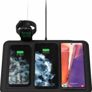 mophie - 4-in-1 Universal Wireless Charging Mat - Black