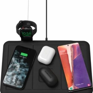 mophie - 4-in-1 Universal Wireless Charging Mat - Black