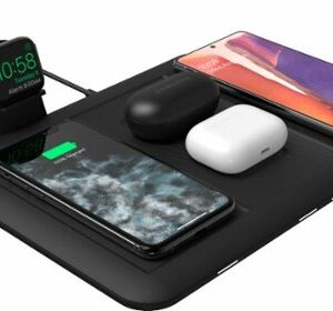 mophie - 4-in-1 Universal Wireless Charging Mat - Black