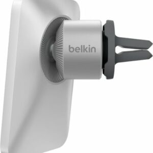 Belkin - MagSafe Vent Mount Pro - Car Phone Holder for iPhone 15, 14, 13 Pro, Pro Max, & Mini - Magnetic Phone Mount for Car - Gray