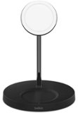 Belkin - MagSafe 2-in-1 Wireless Charging Stand - Fast Charging for Apple iPhone 15, 14, 13 & 12 series & AirPods - Black