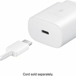 Samsung - 25W Super Fast Charging Wall Charger USB-C - White