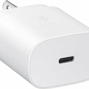 Samsung - 25W Super Fast Charging Wall Charger USB-C - White