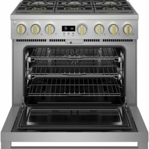 Monogram - 6.2 Cu. Ft. Freestanding Gas Convection Range with 6 Burners - Stainless Steel